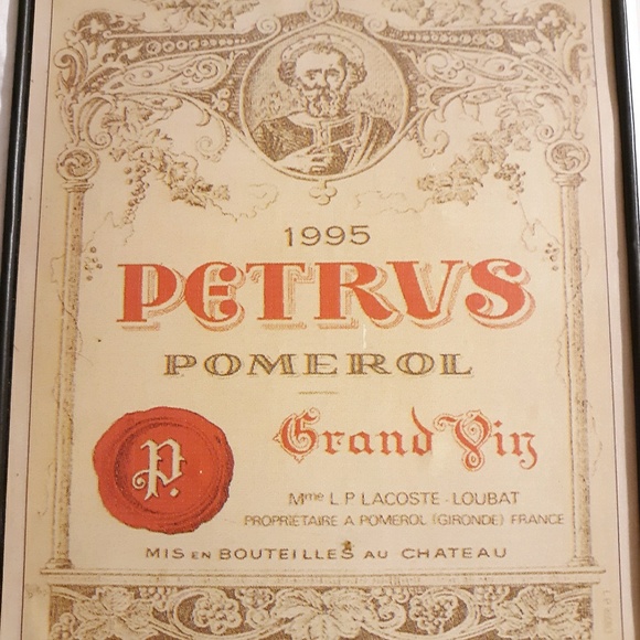 Framed Cast Iron Gin & Wine Signs - Picture 2 of 3